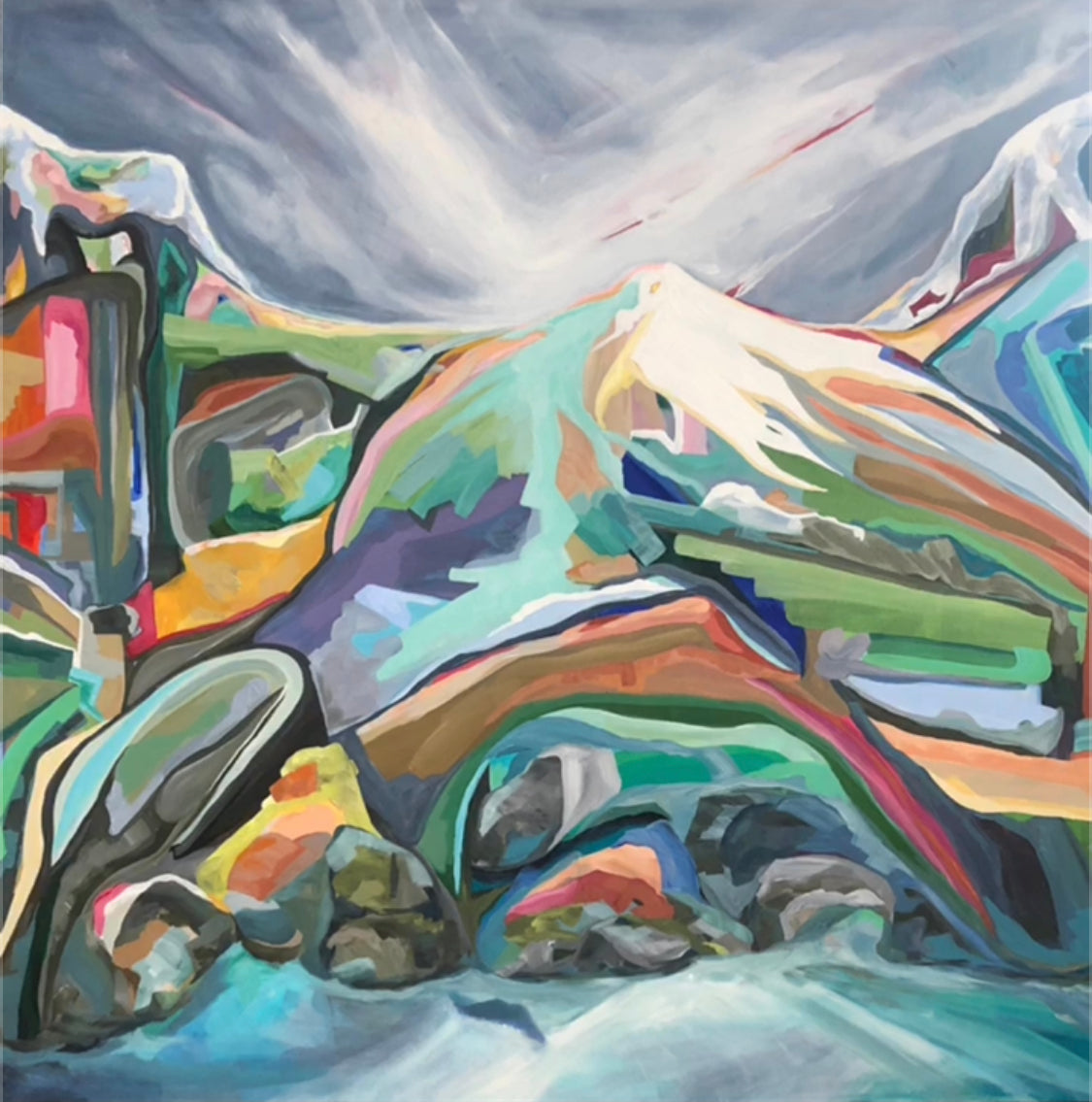 One Lazy Late Afternoon (40x40”)