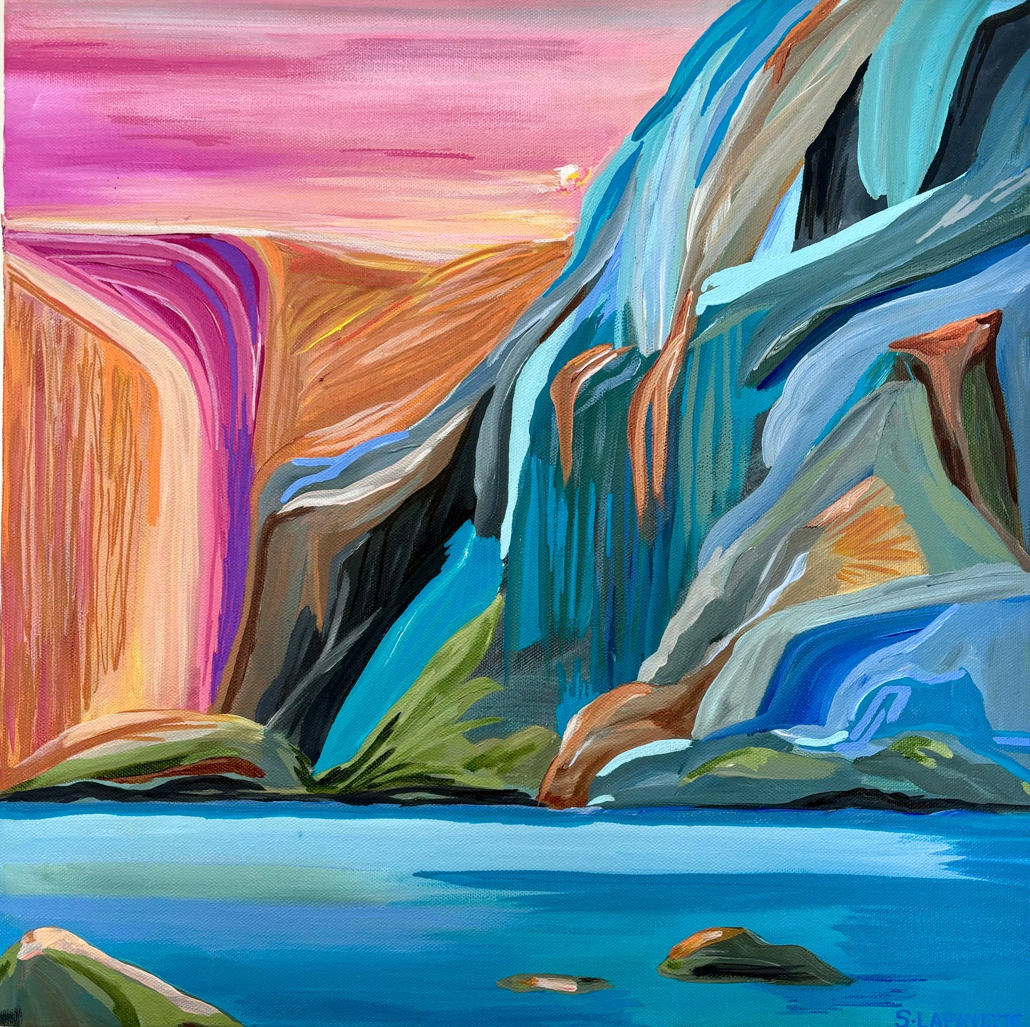 Orophile’s View (18x18”)
