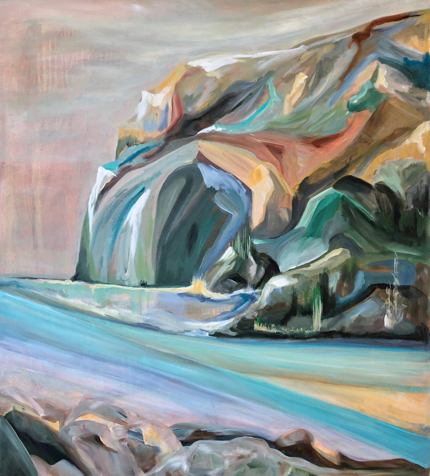 Brackish Tide (36 x 40”)