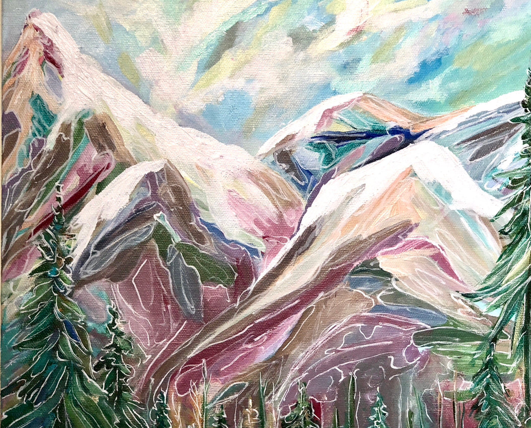 Mountain Maze (12x12”)