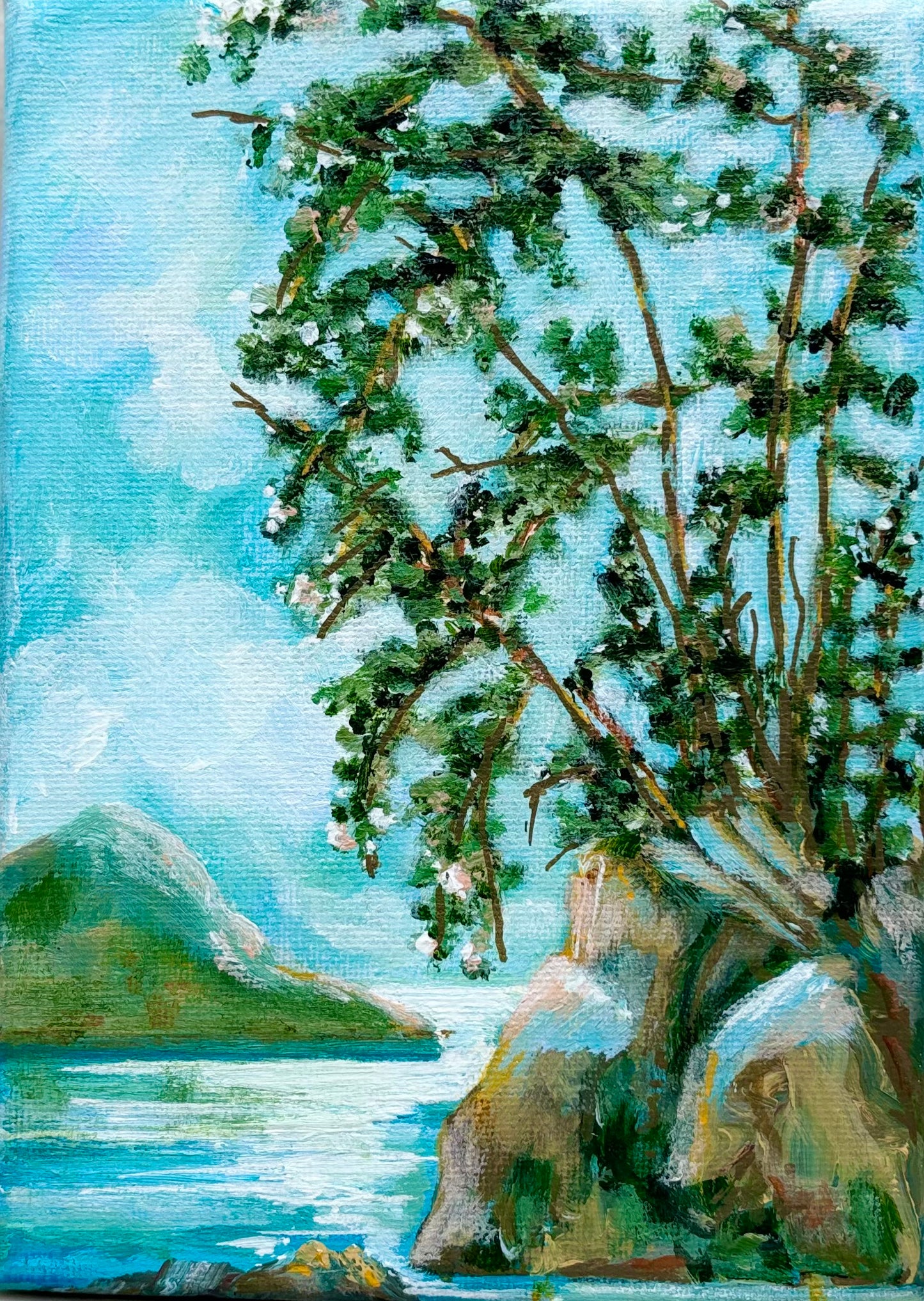 ‘Island Spot’. (5x7”)