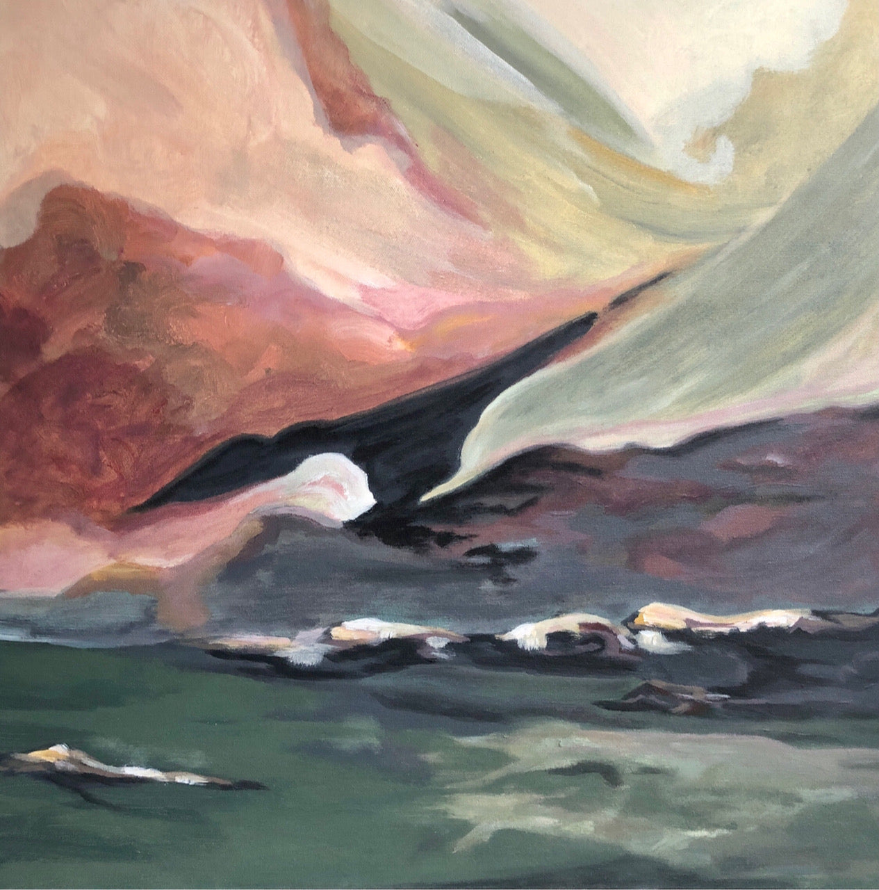 October On The Coast (20x20”)