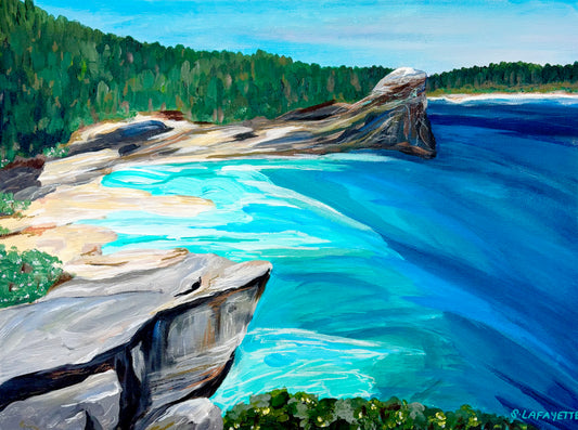 Visiting Georgian Bay (12 x 16”)
