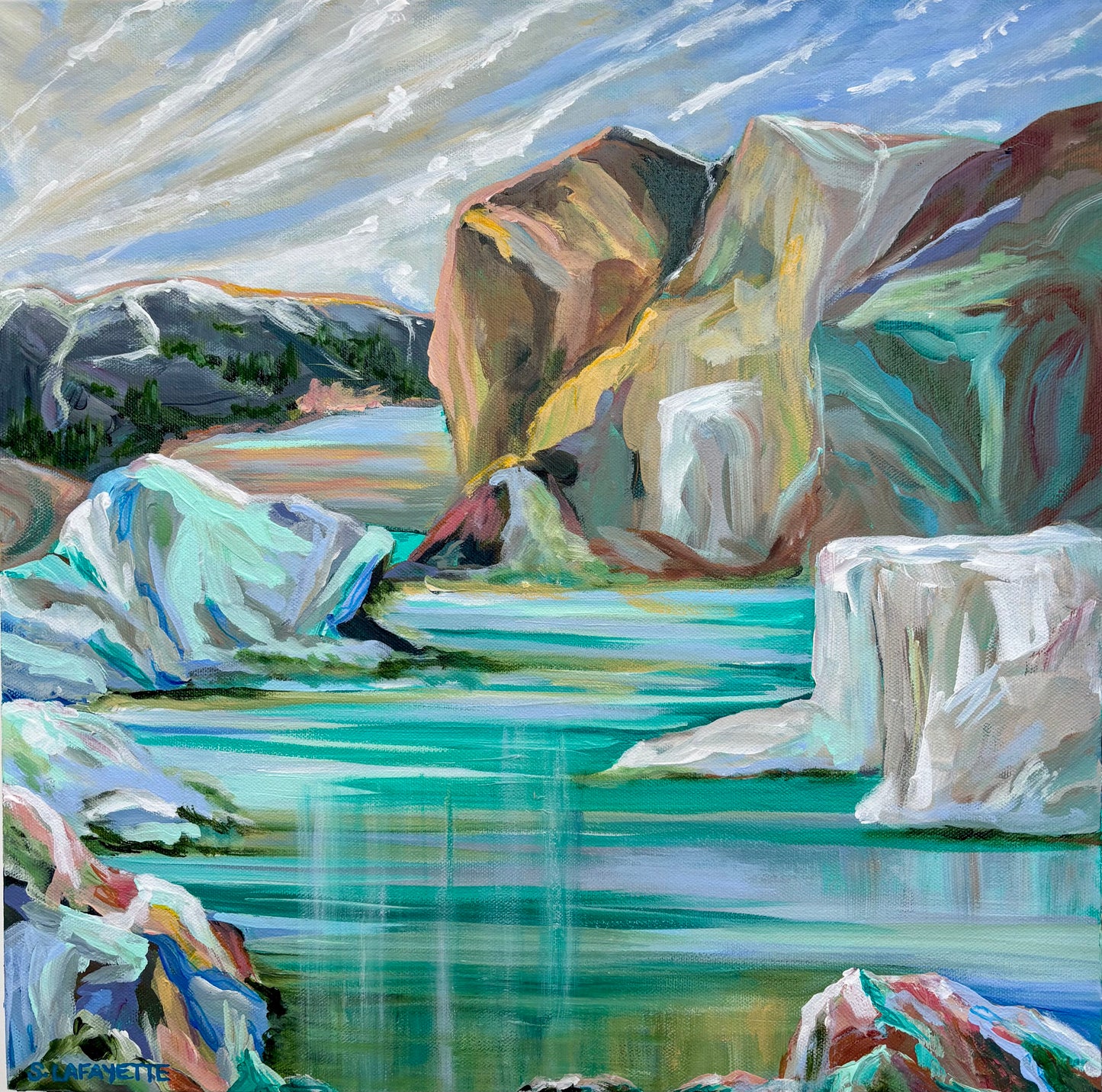 ‘Sunshine Coast’ (18x18”)